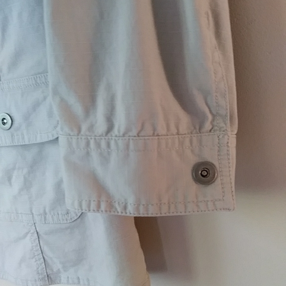 Columbia Sportswear Co. Snap Closure Jacket M Green Tan - Picture 5 of 16